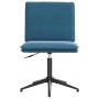 Sillas de comedor 2 unidades terciopelo azul