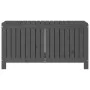 Garten-Aufbewahrungsbox aus grauem Kiefernholz, 115 x 49 x 60 cm von vidaXL, Aufbewahrungsboxen für den Außenbereich - Ref: F...