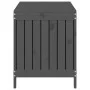 Garten-Aufbewahrungsbox aus grauem Kiefernholz, 115 x 49 x 60 cm von vidaXL, Aufbewahrungsboxen für den Außenbereich - Ref: F...