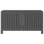Gray pine wood garden storage box 121x55x64 cm by vidaXL, Outdoor storage boxes - Ref: Foro24-823845, Price: 141,69 €, Discou...