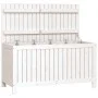 White pine wood garden storage box 121x55x64 cm by vidaXL, Outdoor storage boxes - Ref: Foro24-823844, Price: 212,28 €, Disco...