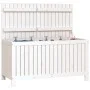 White pine wood garden storage box 121x55x64 cm by vidaXL, Outdoor storage boxes - Ref: Foro24-823844, Price: 212,28 €, Disco...