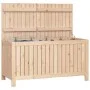Garden storage box solid pine wood 121x55x64 cm by vidaXL, Outdoor storage boxes - Ref: Foro24-823843, Price: 147,79 €, Disco...