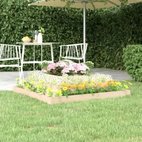 Jardinera de madera maciza de pino 110x110x27 cm de vidaXL, Maceteros y jardineras - Ref: Foro24-823871, Precio: 68,93 €, Des...
