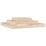 Jardinera de madera maciza de pino 110x110x27 cm de vidaXL, Maceteros y jardineras - Ref: Foro24-823871, Precio: 68,93 €, Des...