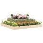 Jardinera de madera maciza de pino 110x110x27 cm de vidaXL, Maceteros y jardineras - Ref: Foro24-823871, Precio: 68,93 €, Des...