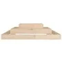 Jardinera de madera maciza de pino 110x110x27 cm de vidaXL, Maceteros y jardineras - Ref: Foro24-823871, Precio: 68,93 €, Des...