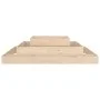 Jardinera de madera maciza de pino 110x110x27 cm de vidaXL, Maceteros y jardineras - Ref: Foro24-823871, Precio: 68,93 €, Des...