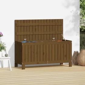 Honey brown pine wood garden storage box 108x42.5x54cm by vidaXL, Outdoor storage boxes - Ref: Foro24-823832, Price: 157,28 €...