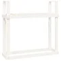 Solid white pine wood firewood rack 110x35x108.5 cm by vidaXL, Accessories for bags and firewood holders - Ref: Foro24-823858...