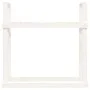 Solid white pine wood firewood rack 110x35x108.5 cm by vidaXL, Accessories for bags and firewood holders - Ref: Foro24-823858...
