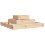 Jardinera de madera maciza de pino 80x80x27 cm de vidaXL, Maceteros y jardineras - Ref: Foro24-823864, Precio: 48,55 €, Descu...