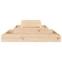 Jardinera de madera maciza de pino 80x80x27 cm de vidaXL, Maceteros y jardineras - Ref: Foro24-823864, Precio: 48,55 €, Descu...