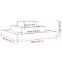 Jardinera de madera maciza de pino 80x80x27 cm de vidaXL, Maceteros y jardineras - Ref: Foro24-823864, Precio: 48,55 €, Descu...