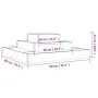 Jardinera de madera maciza de pino 80x80x27 cm de vidaXL, Maceteros y jardineras - Ref: Foro24-823864, Precio: 48,05 €, Descu...