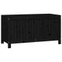Garten-Aufbewahrungsbox aus schwarzem Kiefernholz, 121 x 55 x 64 cm von vidaXL, Aufbewahrungsboxen für den Außenbereich - Ref...