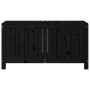 Garten-Aufbewahrungsbox aus schwarzem Kiefernholz, 121 x 55 x 64 cm von vidaXL, Aufbewahrungsboxen für den Außenbereich - Ref...
