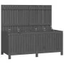 Garten-Aufbewahrungsbox aus grauem Kiefernholz, 147 x 68 x 64 cm von vidaXL, Aufbewahrungsboxen für den Außenbereich - Ref: F...