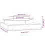 Solid Douglas Fir Wood Planter 83x83x27 cm by vidaXL, Pots and planters - Ref: Foro24-823883, Price: 46,88 €, Discount: %