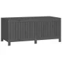 Garten-Aufbewahrungsbox aus grauem Kiefernholz, 147 x 68 x 64 cm von vidaXL, Aufbewahrungsboxen für den Außenbereich - Ref: F...