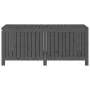 Garten-Aufbewahrungsbox aus grauem Kiefernholz, 147 x 68 x 64 cm von vidaXL, Aufbewahrungsboxen für den Außenbereich - Ref: F...
