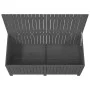 Caja de almacenaje jardín madera de pino gris 147x68x64 cm de vidaXL, Cajas de almacenaje para exteriores - Ref: Foro24-82385...