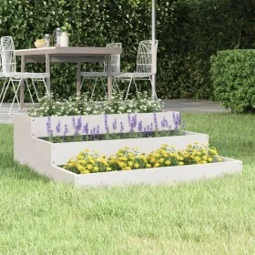 Solid white pine wood planter 78x78x27 cm by vidaXL, Pots and planters - Ref: Foro24-823907, Price: 57,54 €, Discount: %