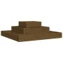 Honey brown solid pine wood planter 80x80x27 cm by vidaXL, Pots and planters - Ref: Foro24-823867, Price: 63,88 €, Discount: %