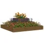 Honey brown solid pine wood planter 80x80x27 cm by vidaXL, Pots and planters - Ref: Foro24-823867, Price: 63,88 €, Discount: %