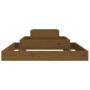 Honey brown solid pine wood planter 80x80x27 cm by vidaXL, Pots and planters - Ref: Foro24-823867, Price: 64,95 €, Discount: %