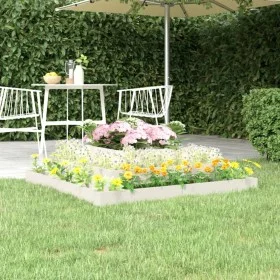 Jardinera madera maciza de pino blanco 110x110x27 cm de vidaXL, Maceteros y jardineras - Ref: Foro24-823872, Precio: 66,14 €,...
