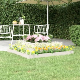 Solid white pine wood planter 110x110x27 cm by vidaXL, Pots and planters - Ref: Foro24-823872, Price: 66,78 €, Discount: %