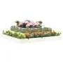 Solid white pine wood planter 110x110x27 cm by vidaXL, Pots and planters - Ref: Foro24-823872, Price: 66,14 €, Discount: %