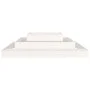 Solid white pine wood planter 110x110x27 cm by vidaXL, Pots and planters - Ref: Foro24-823872, Price: 66,14 €, Discount: %