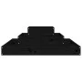 Solid black pine wood planter 80x80x27 cm by vidaXL, Pots and planters - Ref: Foro24-823868, Price: 49,78 €, Discount: %