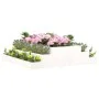 Jardinera madera maciza de pino blanco 110x110x27 cm de vidaXL, Maceteros y jardineras - Ref: Foro24-823900, Precio: 57,18 €,...