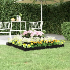Jardinera madera maciza de pino negro 110x110x27 cm de vidaXL, Maceteros y jardineras - Ref: Foro24-823875, Precio: 70,37 €, ...