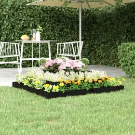 Jardinera madera maciza de pino negro 110x110x27 cm de vidaXL, Maceteros y jardineras - Ref: Foro24-823875, Precio: 69,67 €, ...