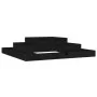 Jardinera madera maciza de pino negro 110x110x27 cm de vidaXL, Maceteros y jardineras - Ref: Foro24-823875, Precio: 69,67 €, ...