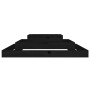 Solid black pine wood planter 110x110x27 cm by vidaXL, Pots and planters - Ref: Foro24-823875, Price: 70,37 €, Discount: %