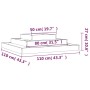 Solid black pine wood planter 110x110x27 cm by vidaXL, Pots and planters - Ref: Foro24-823875, Price: 70,37 €, Discount: %