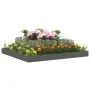 Solid gray pine wood planter 110x110x27 cm by vidaXL, Pots and planters - Ref: Foro24-823873, Price: 66,14 €, Discount: %