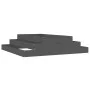 Solid gray pine wood planter 110x110x27 cm by vidaXL, Pots and planters - Ref: Foro24-823901, Price: 60,55 €, Discount: %