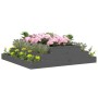 Solid gray pine wood planter 110x110x27 cm by vidaXL, Pots and planters - Ref: Foro24-823901, Price: 61,09 €, Discount: %