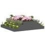 Solid gray pine wood planter 110x110x27 cm by vidaXL, Pots and planters - Ref: Foro24-823901, Price: 60,55 €, Discount: %