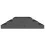 Solid gray pine wood planter 110x110x27 cm by vidaXL, Pots and planters - Ref: Foro24-823901, Price: 61,09 €, Discount: %
