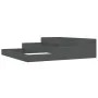 Solid gray pine wood planter 107x107x27 cm by vidaXL, Pots and planters - Ref: Foro24-823915, Price: 56,49 €, Discount: %