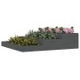 Jardinera de madera maciza de pino gris 107x107x27 cm de vidaXL, Maceteros y jardineras - Ref: Foro24-823915, Precio: 57,00 €