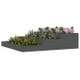 Solid gray pine wood planter 107x107x27 cm by vidaXL, Pots and planters - Ref: Foro24-823915, Price: 56,49 €, Discount: %