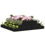 Jardinera madera maciza de pino negro 110x110x27 cm de vidaXL, Maceteros y jardineras - Ref: Foro24-823903, Precio: 57,62 €, ...